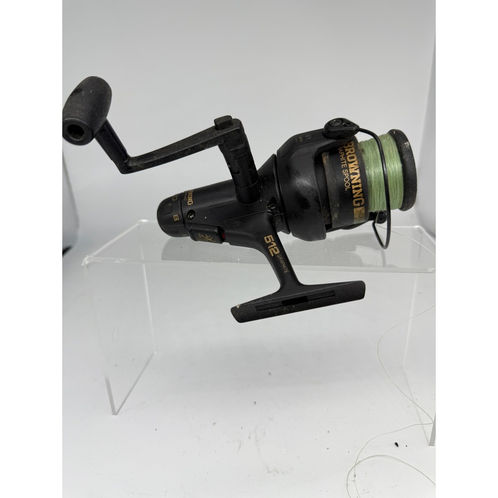 Browning 512 Graphite Fishing Spinning Reel Gear Ratio 4.9:1‎ Ball Bearing